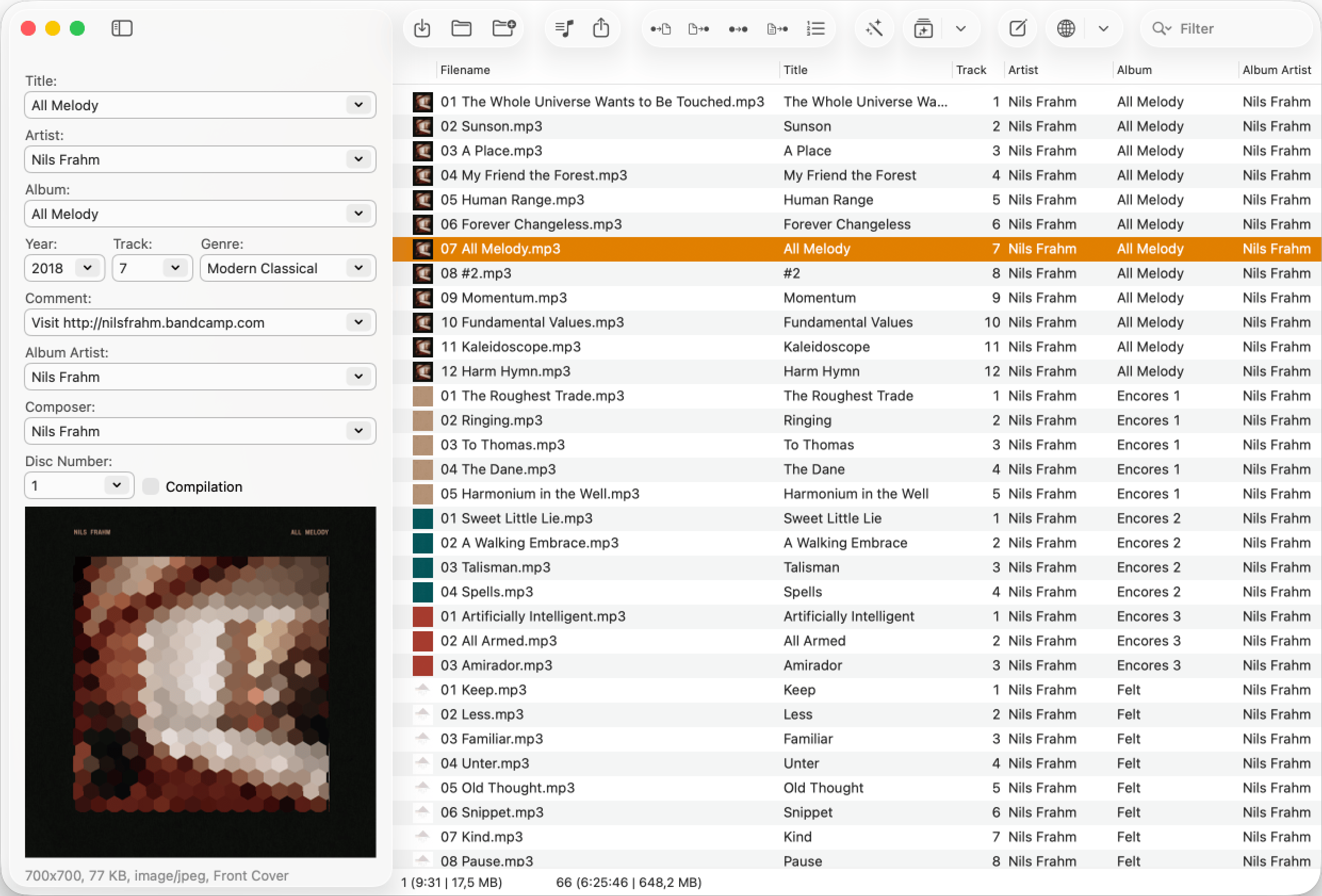 Mp3tag screenshot